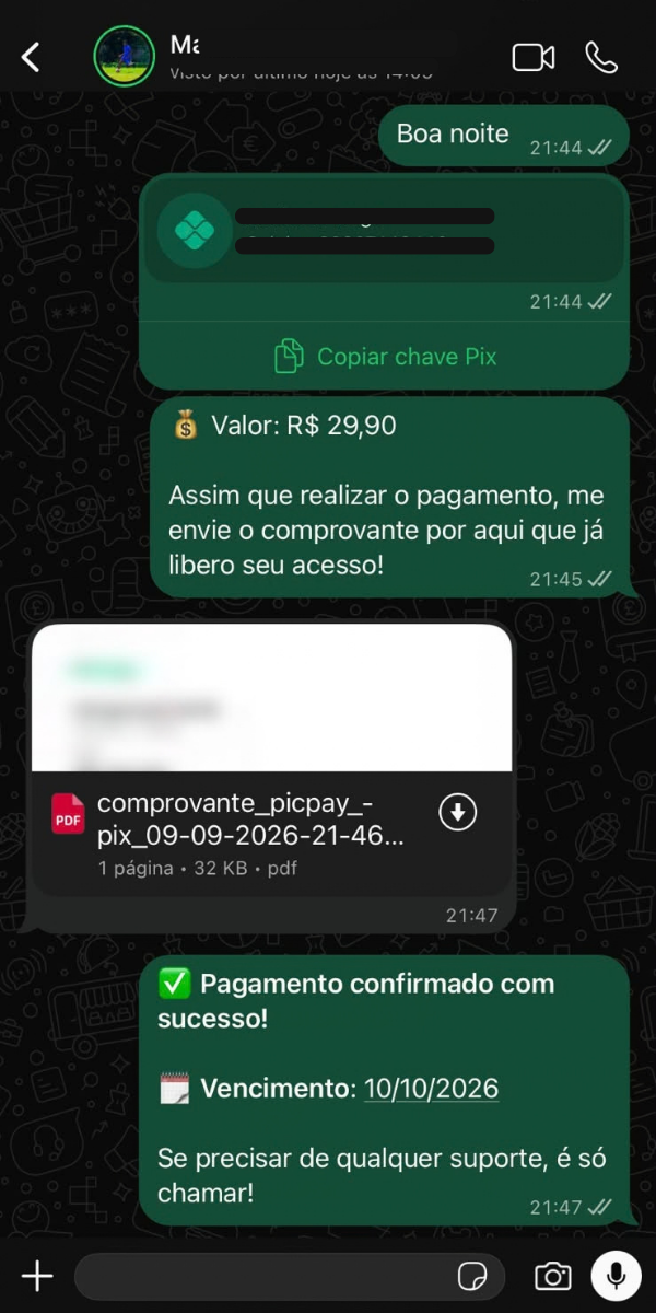 Depoimento de cliente