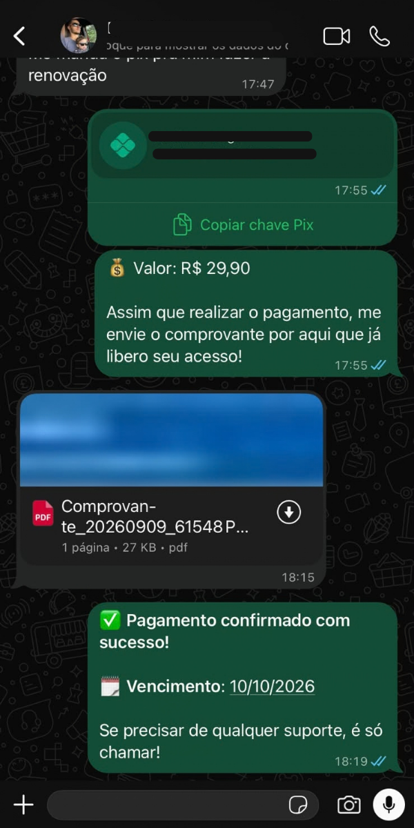 Depoimento de cliente